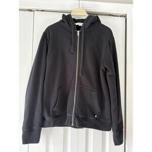 ZADIG & VOLTAIRE Comfy AMOUR STRASS Hoodie Sweatshirt Black size L